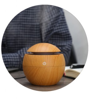 130ML Wooden essential oil diffuser